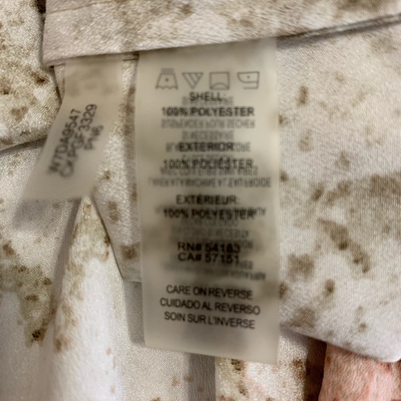 Calvin Klein Plus Size Snake-Print Blouse - Picture 5 of 6